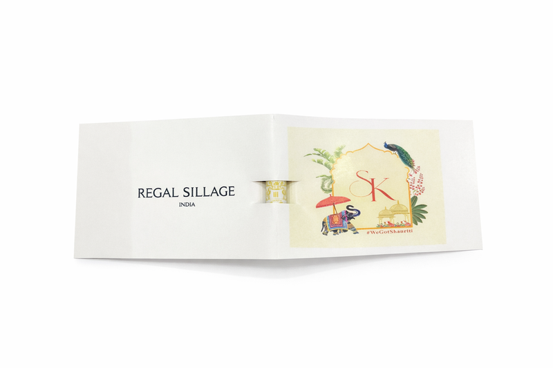 Custom Regal Sillage Gift Tester Card – 2ml Luxury Sample
